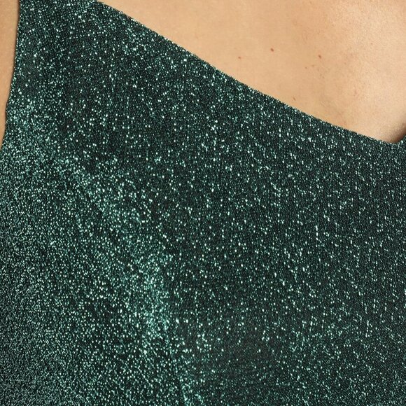 NWT Lulus Vamped Up Turquoise Sparkly Sleeveless Mini Dress - Picture 5 of 9